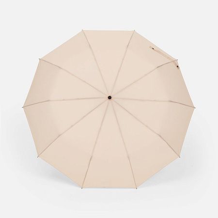 Зонт складной Cloudburst в подарочной упаковке, бежевый