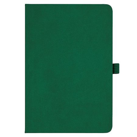Блокнот Forest  Alfa Polo Latte А5, недатированный, в твердой обложке, с резинкой и петлей для ручки, зеленый