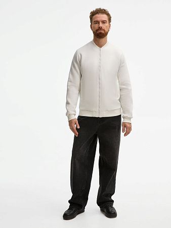 Бомбер унисекс Estado, молочно-белый, размер L