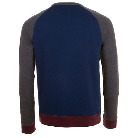 Толстовка унисекс Sandro, темно-синяя с черным меланжем, размер XXL