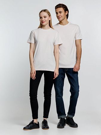 Футболка унисекс T-Bolka 160, молочно-белая, размер XS