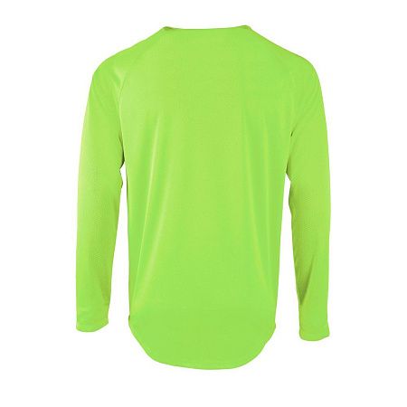 Футболка с длинным рукавом Sporty LSL Men, неоново-зеленая, размер 3XL