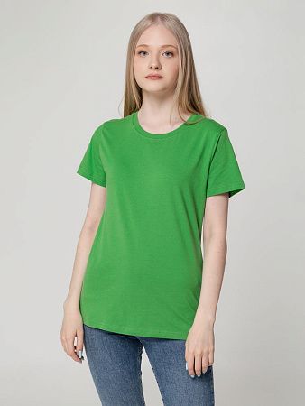 Футболка женская T-bolka Lady, ярко-зеленая, размер XL v2