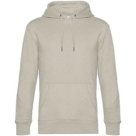 Толстовка с капюшоном унисекс King, дымчато-серая, размер XS