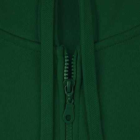 Толстовка на молнии с капюшоном Siverga Heavy 2.0, темно-зеленая, размер XS