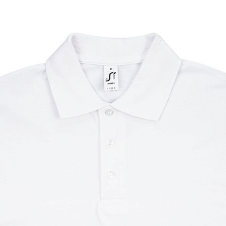 Рубашка поло мужская Spring 210, белая, размер 4XL