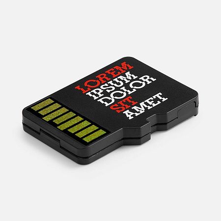 Органайзер для карт памяти и SIM с кардридером Multitask, черный