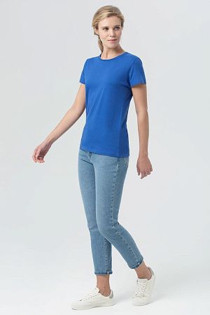Футболка женская Miss 150, ярко-синяя (royal), размер XXL