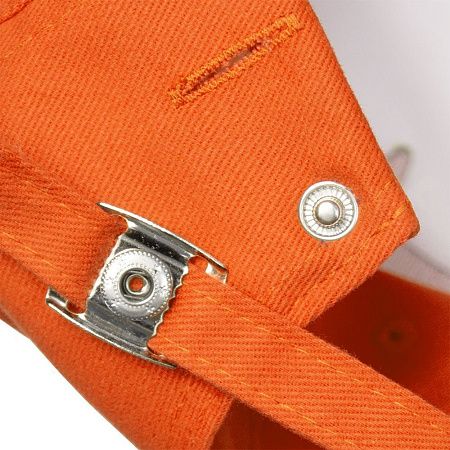 Кепка 5- панельная Oxford 300, c оранжевым сендвичем, оранжевая