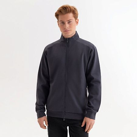 Толстовка на молнии Астин (Astin) антрацит, размер XXL