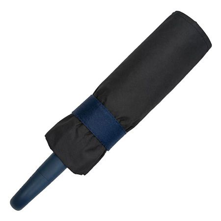 Зонт складной автоматический Forest Marseilles Bicolor, диаметр 117 см, 10 панелей, с UV защитой,  в подарочной коробке, темно-синий