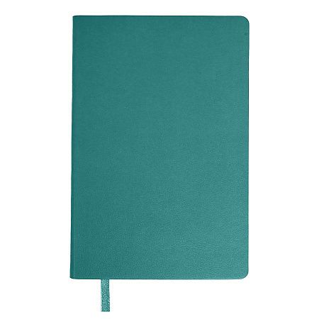 Бизнес-блокнот SMARTI, A5, бирюзовый, мягкая обложка, в клетку