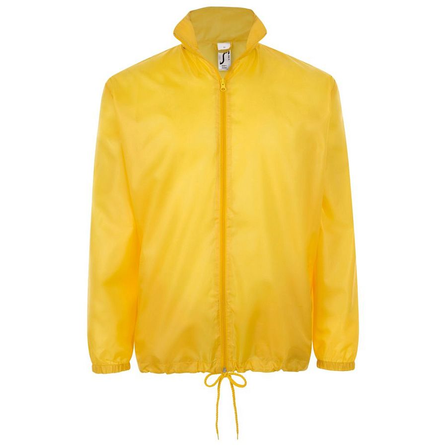 Ветровка унисекс Shift, желтая, размер 3XL