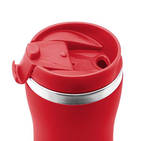 Термокружка SLIM SOFT COLOR 350мл. Красная 6030.03