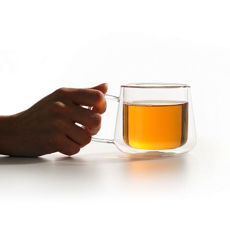 Кружка стеклянная с двойными стенками Дольче (Dolce)