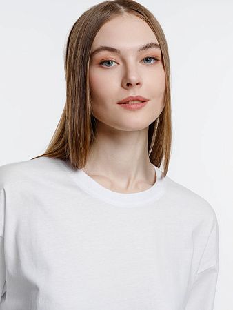 Футболка оверсайз унисекс Base Space, белая, размер XL/2XL