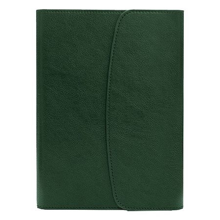 Ежедневник в суперобложке Country Bergamo Synergy A5+, зеленый, недатированный, в твердой обложке. Зеленый срез