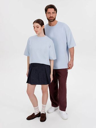 Джемпер с коротким рукавом Siluetti Volumica, светло-голубой, размер XL/2XL