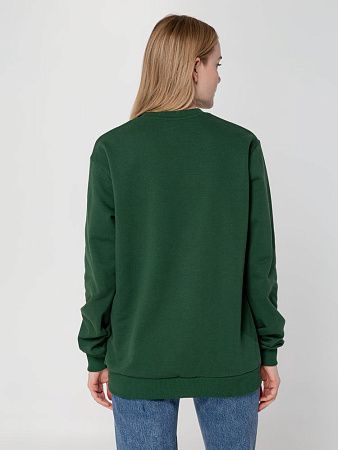 Толстовка Unit Toima Heavy, темно-зеленая, размер XS