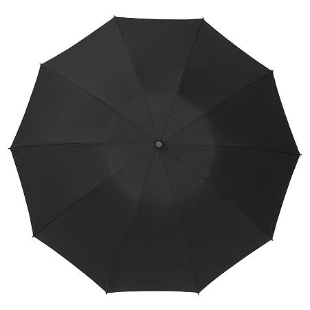 Зонт складной автоматический с плавным закрытием Forest Sunderland Reverse,  диаметр 103 см, радиус 23 дюйма,  10 панелей,  в подарочной коробке, черный