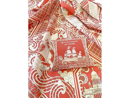 Платок «Русская резьба по кости»