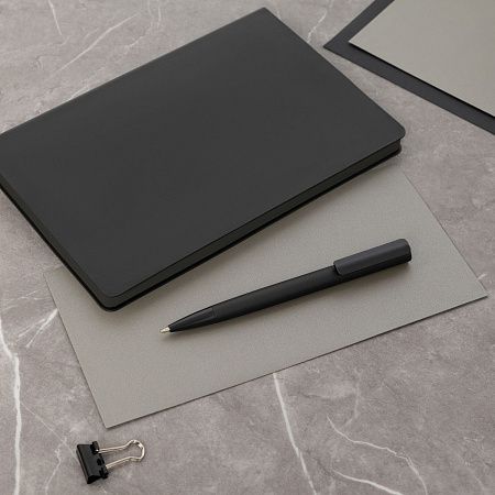 Ежедневник Латте софт-тач (Latte soft touch) недатированный, черный