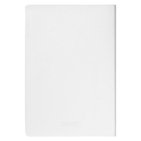 Ежедневник Гэлакси (Galaxy) недатированный, гибкая обложка, срез голограф. фольга, белый