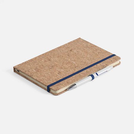 Блокнот Corkfolio, синий