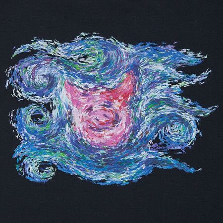 Футболка женская «Ван-Пиг», синяя, размер S