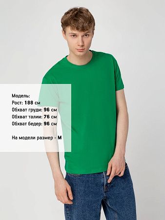 Футболка унисекс Regent 150, ярко-зеленая, размер XXL