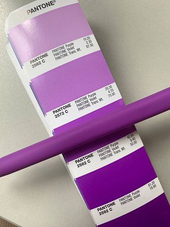 Ручка шариковая Master Soft, пластиковая Софт Тач, фиолетовая