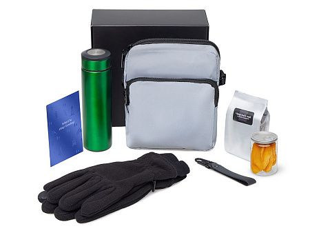 Подарочный набор «Re:m. Step»  с термосом, перчатками и сумкой