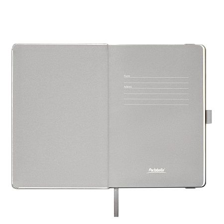 Ежедневник Альфа (Alpha) недатированный, серебро/серый