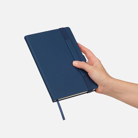 Ежедневник Альфа (Alpha) недатированный, синий/голубой