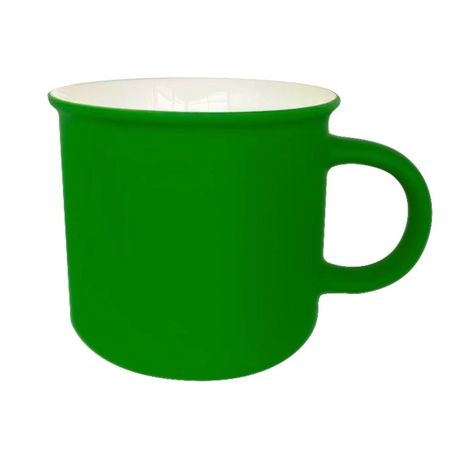 Кружка Camping, софт тач, зеленый
