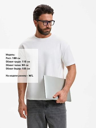 Футболка унисекс Durington, белая, размер XS/S