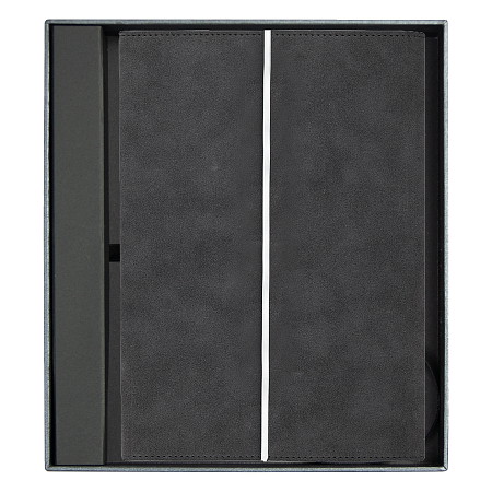 Ежедневник в суперобложке Country Galaxy Nuba A5+ в подарочной коробке, темно-синий, недатированный, в твердой обложке