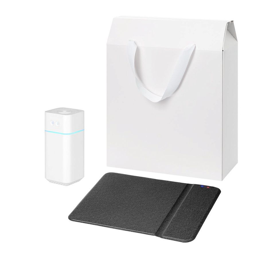 Подарочный набор Клауд НЕО, Онор (Cloud NEO, Ноnor), черный (увлажнитель воздуха, зарядное устройство)