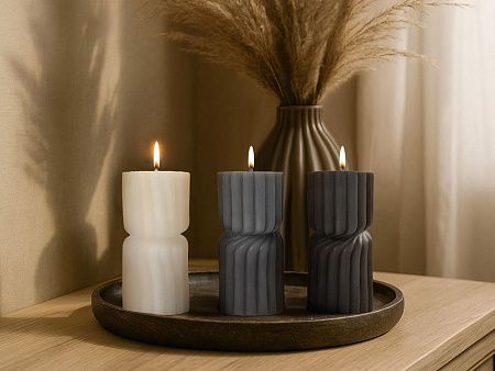 Набор свечей с гранями «Vela»