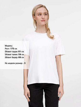 Футболка унисекс Senti, белая, размер S