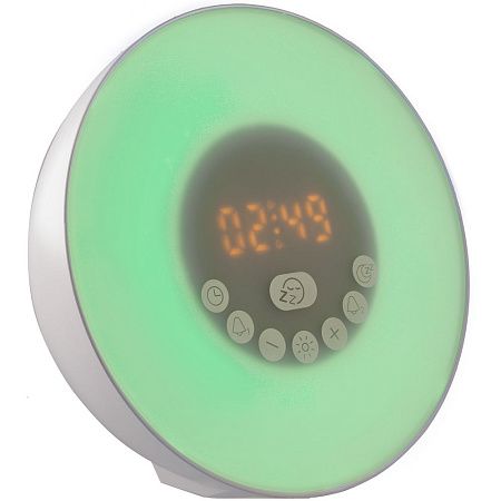 Лампа-колонка dreamTime для пробуждения светом и музыкой, черная