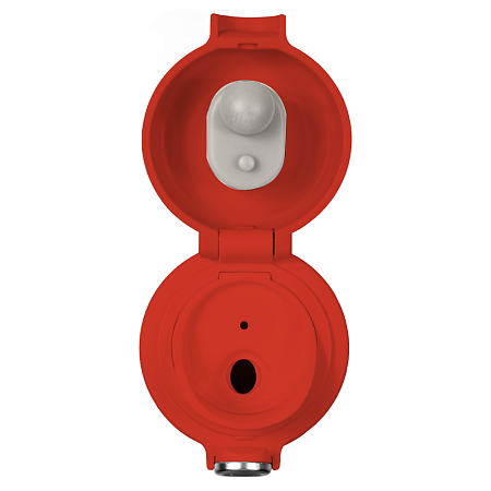 Термобутылка (термос) Kyoto вакуумная, стальная, 440 мл, матовая, красная