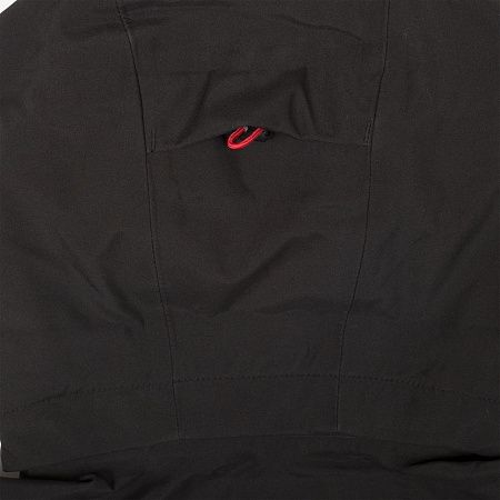 Куртка софтшелл мужская Patrol, черная с красным, размер S