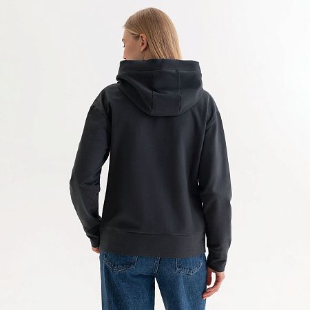 Худи с капюшоном, унисекс Алекс (Alex) антрацит, размер L