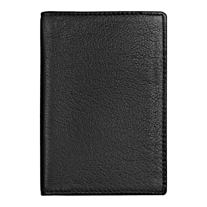 Обложка для паспорта Leather Trend  из нат. кожи, черный