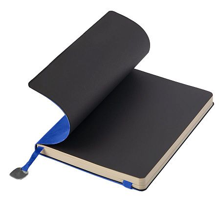 Ежедневник недатированный Boomer, А5,  синий ройал, кремовый блок в линейку, без обреза