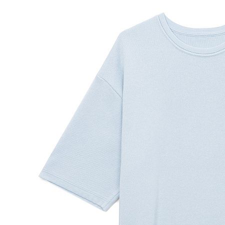 Джемпер с коротким рукавом Siluetti Volumica, светло-голубой, размер XL/2XL