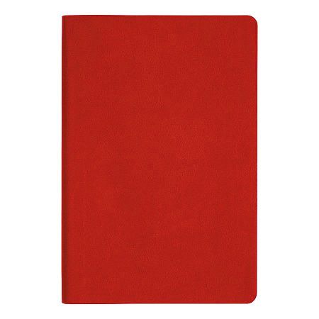 Ежедневник Flexy Latte Color Print Sample Альфабанк А5, красный, недатированный, в гибкой обложке