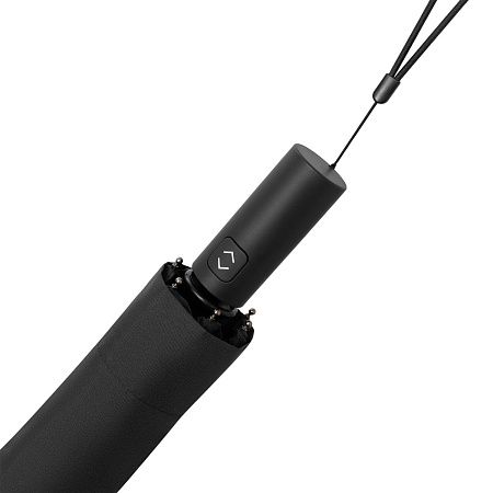 Зонт складной Филтон (Filton), черный с системой безопасности (Safety System)