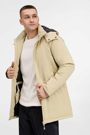 Куртка-парка унисекс Sfera, бежевая, размер XXL